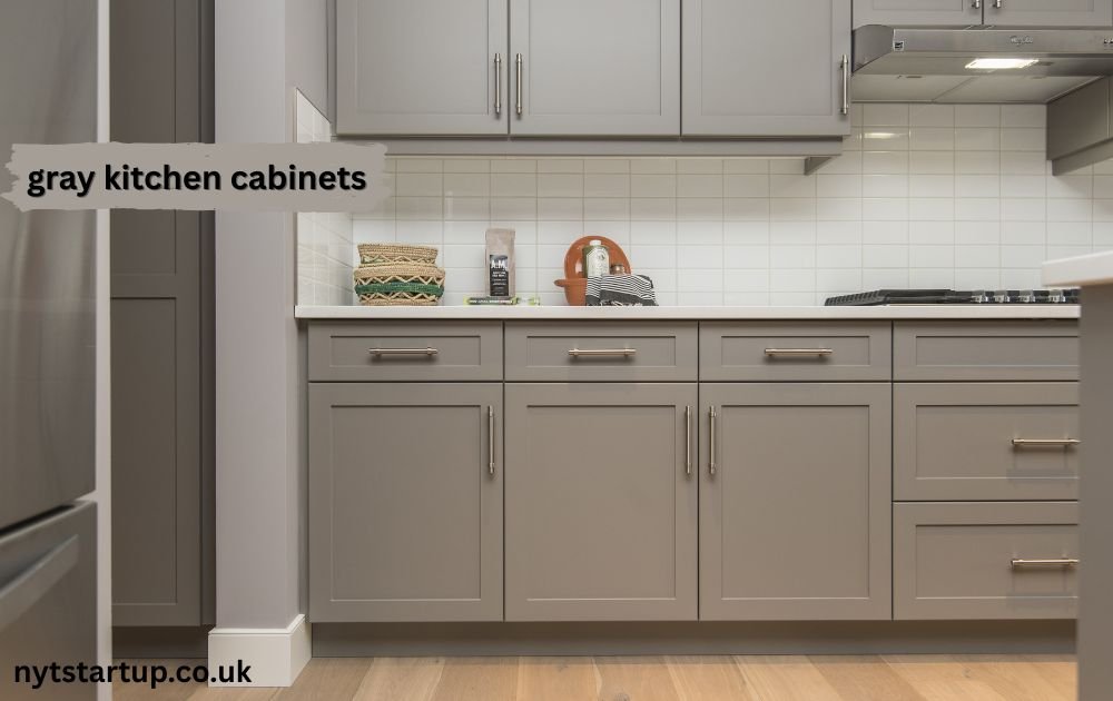 gray kitchen cabinets