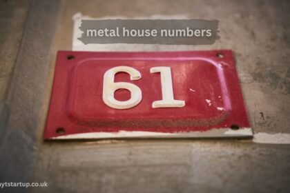 metal house numbers
